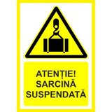 Placuta atentie sarcina suspendata